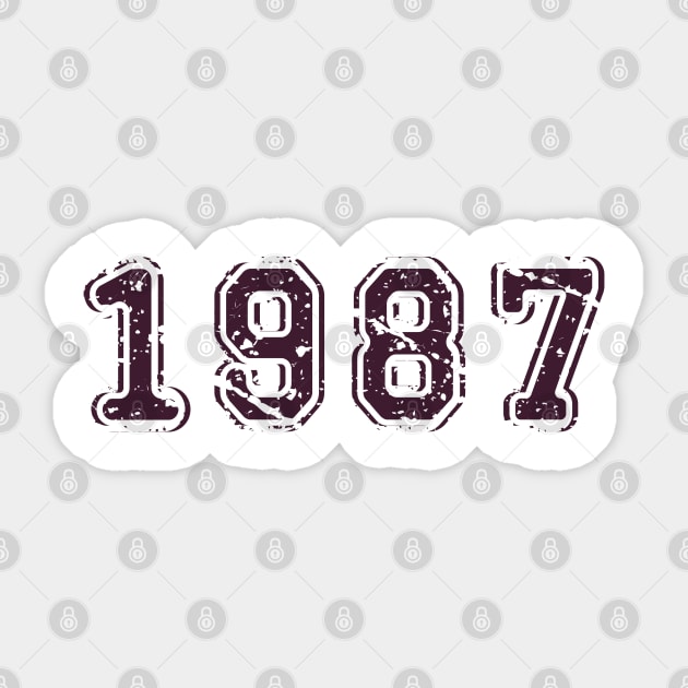 1987 Sticker by Myartstor 